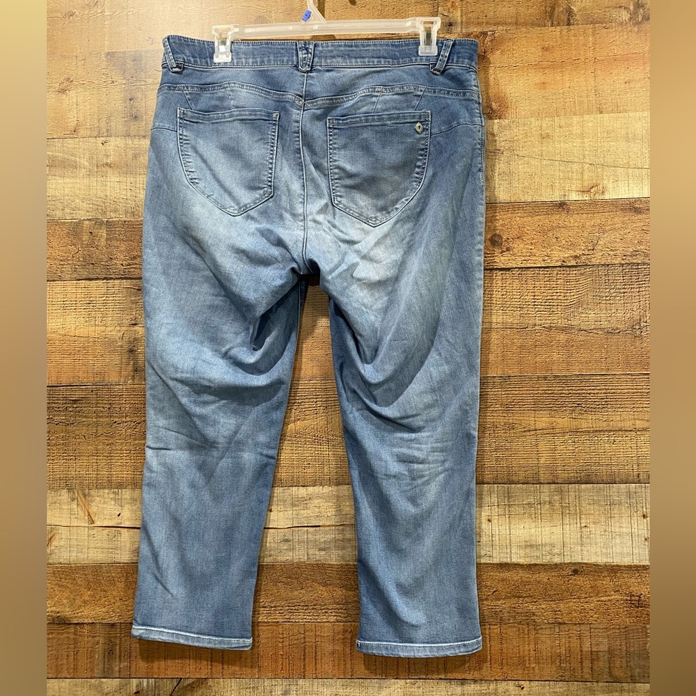 Democracy Absolution Lightwash Straight Cropped J… - image 2